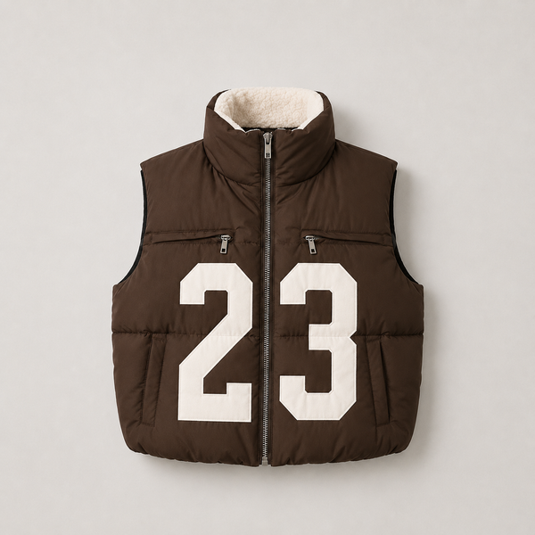 Jersey Puffer Vest Sewing Pattern Confident Beginner, Sizes XXS-5XL