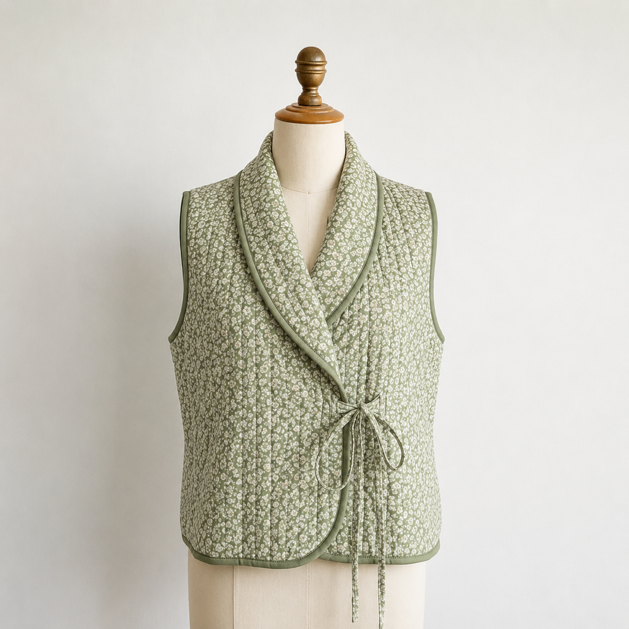 Quilted Vest Sewing Pattern Beginner Friendly, Sizes XXS-5XL