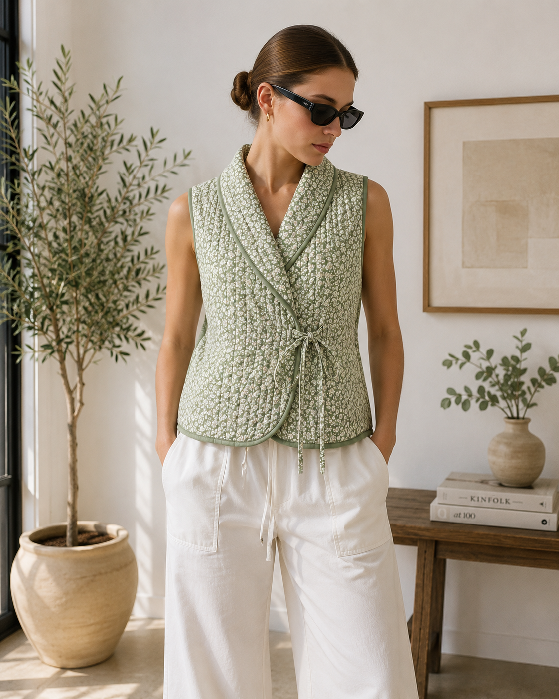 Quilted Vest Sewing Pattern Beginner Friendly, Sizes XXS-5XL