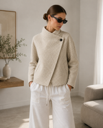 Funnel Neck jacket Sewing Pattern Beginner Friendly, Sizes XXS-4XL High collar jacket