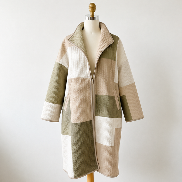 Mariner Quilt Coat Sewing Pattern Beginner-Friendly, XXS-4XL