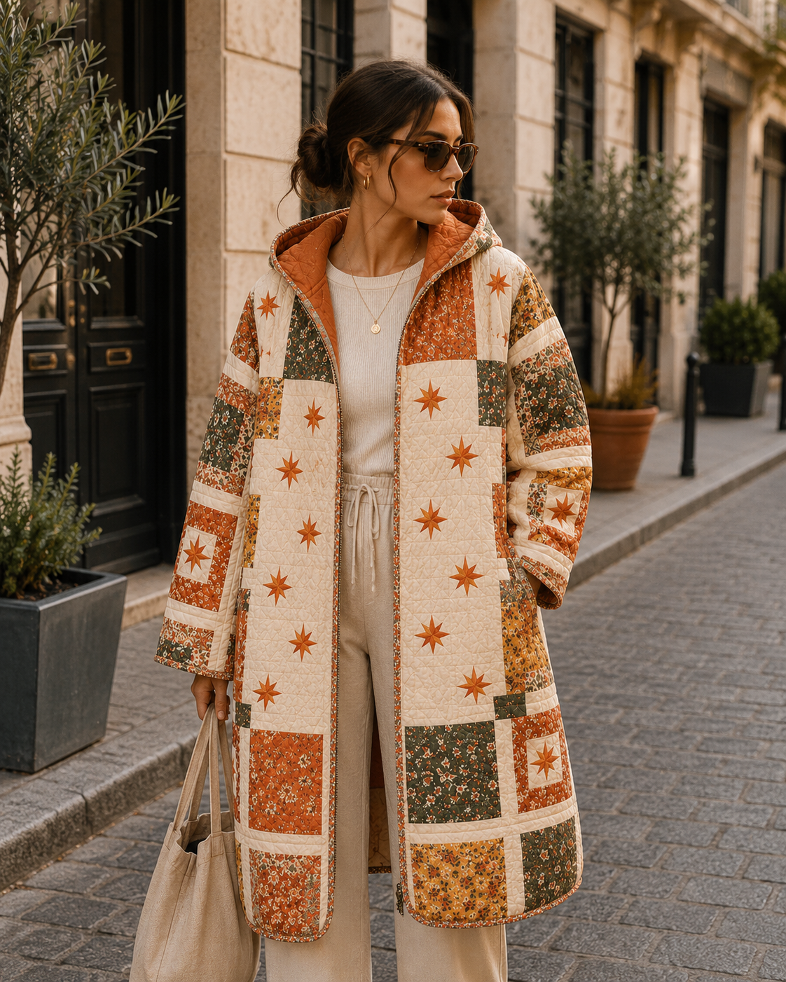 Siena Quilt Coat Sewing Pattern Beginner-Friendly, XXS-4XL