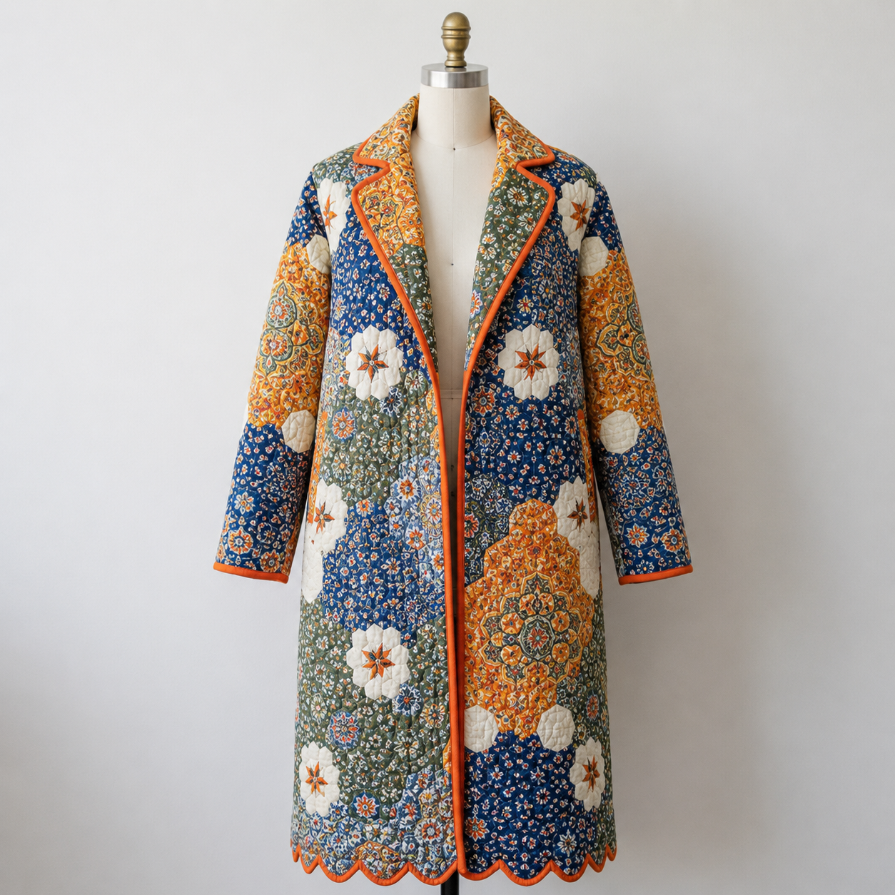 Sunset Patchwork Coat Sewing Pattern Beginner-Friendly, XXS-4XL