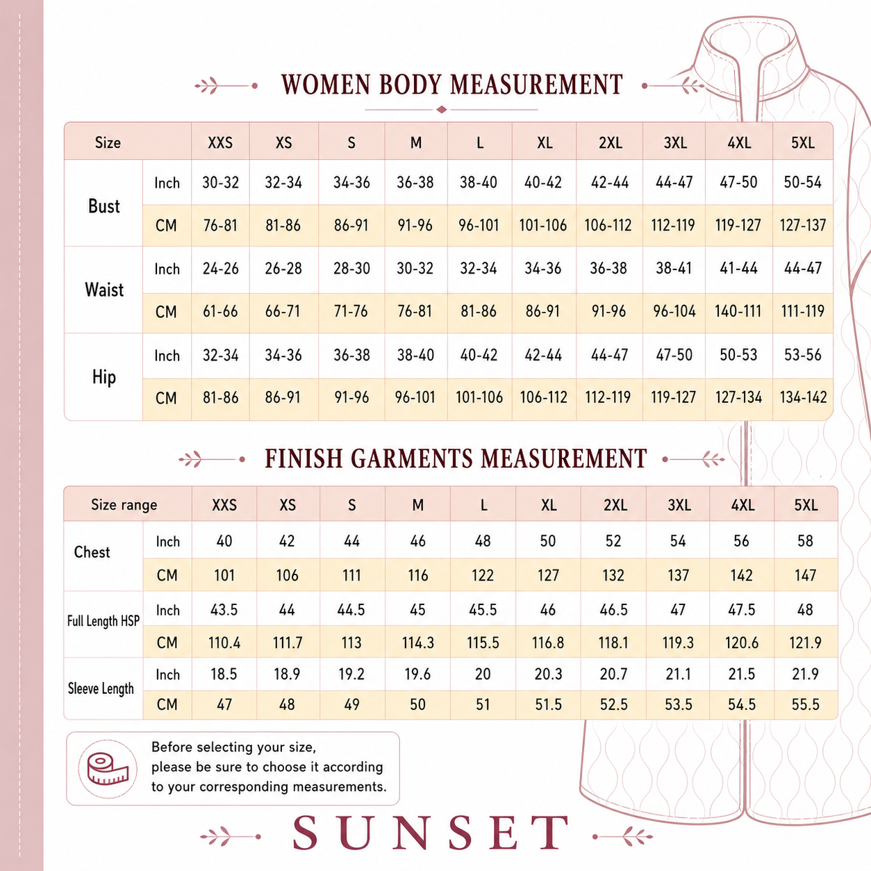 Sunset Patchwork Coat Sewing Pattern Beginner-Friendly, XXS-4XL