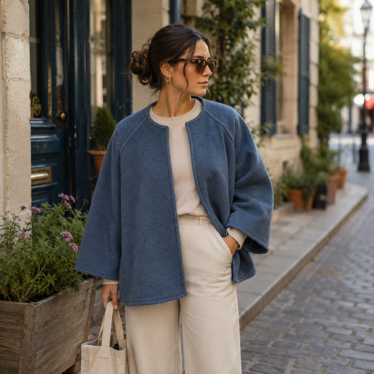 wool jacket Sewing Pattern Beginner Friendly, Sizes XXS-4XL coat Pattern cashmere cardigan