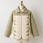 Artful Quilted Jacket Sewing Pattern | Beginner Friendly, Sizes XXS-5XL