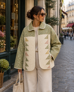 Artful Quilted Jacket Sewing Pattern | Beginner Friendly, Sizes XXS-5XL