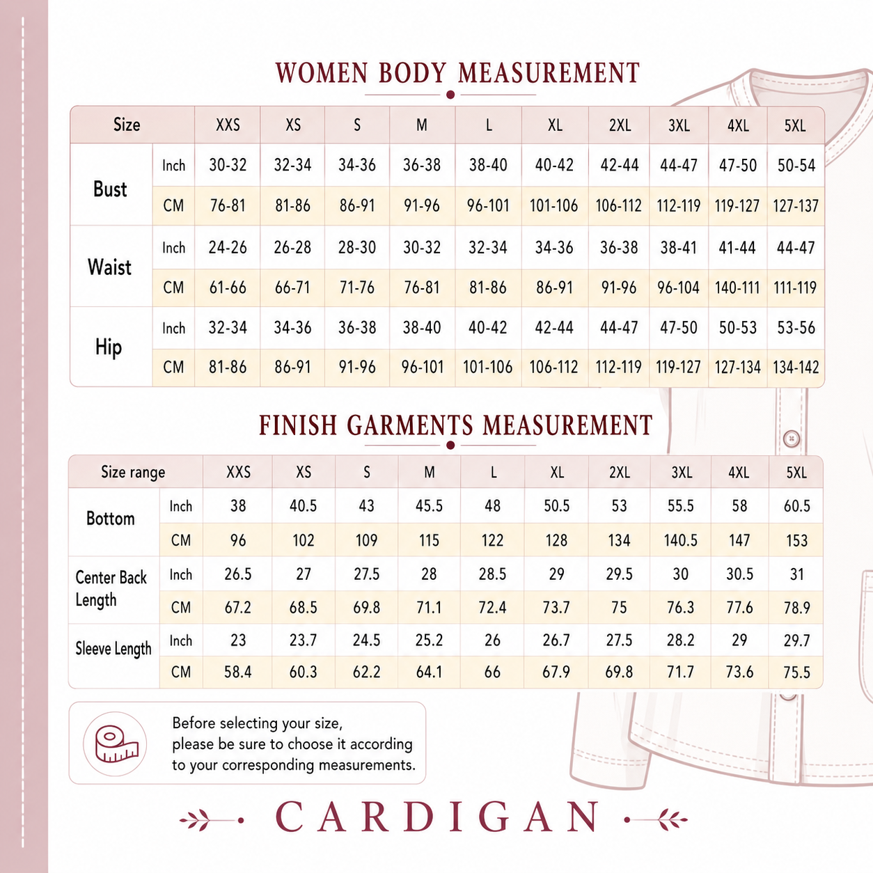 Jacket Sewing Pattern Beginner Friendly, Sizes XXS-4XL Cardigan pattern