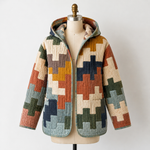 Hooded Quilted Jacket Sewing Pattern | Beginner Friendly, Sizes XXS-4XL