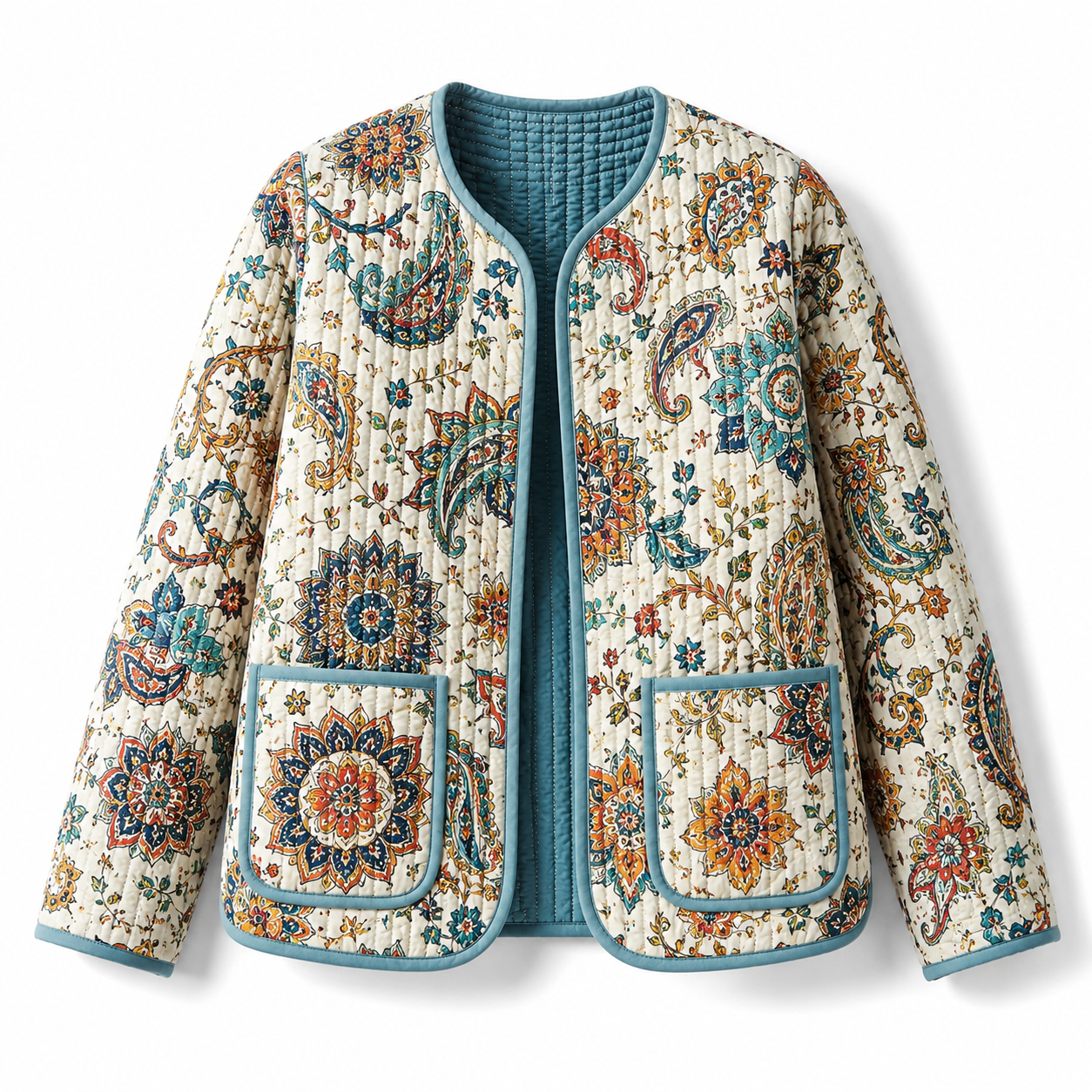 Rosa Quilted Jacket Sewing Pattern | Beginner Friendly, Sizes XXS-4XL.