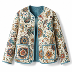 Rosa Quilted Jacket Sewing Pattern | Beginner Friendly, Sizes XXS-4XL.