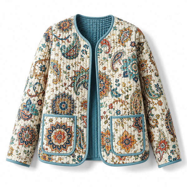 Rosa Quilted Jacket Sewing Pattern | Beginner Friendly, Sizes XXS-4XL.