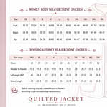 Quilted Jacket Sewing Pattern | Beginner Friendly, Sizes XXS-4XL (Instant Download)