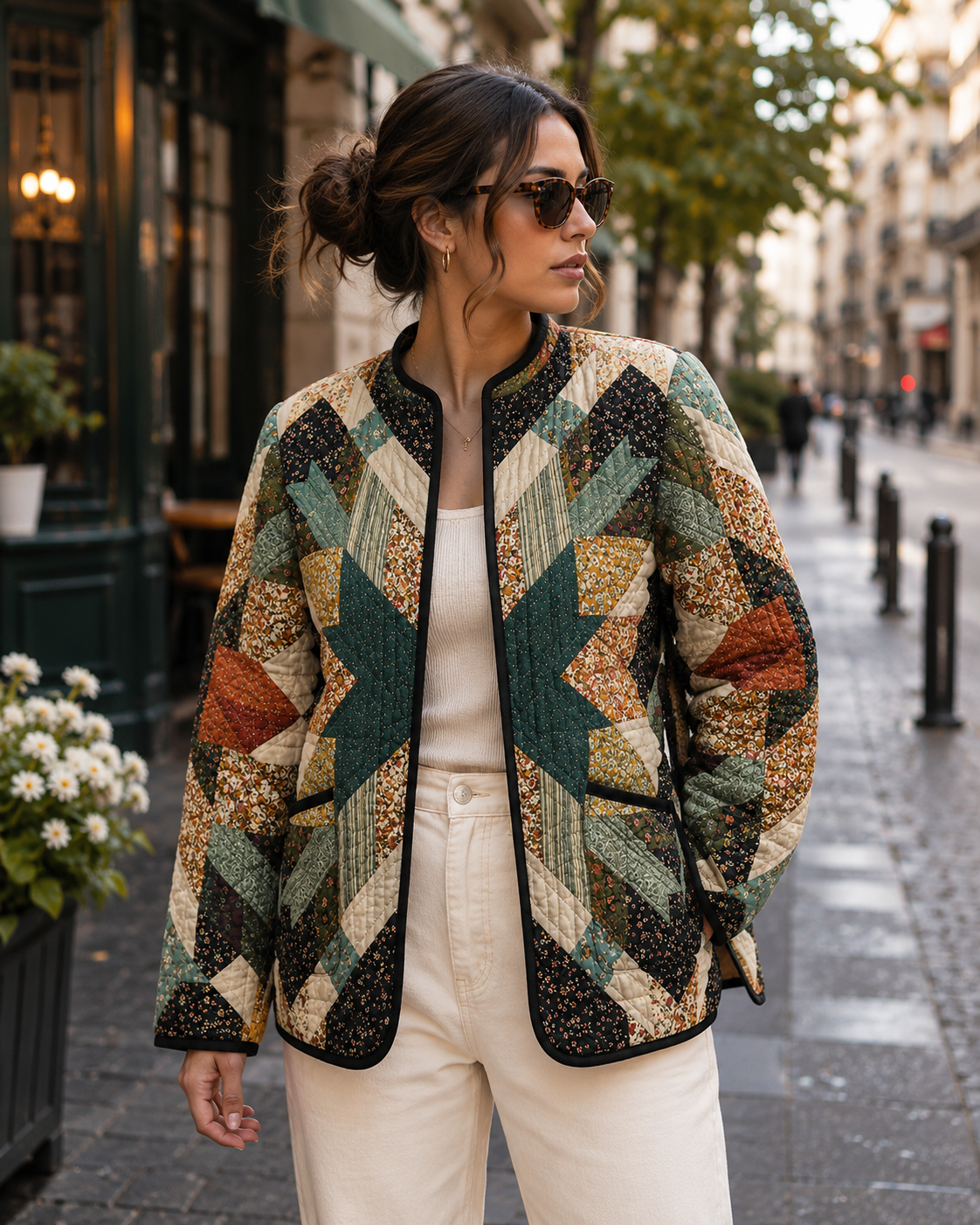 Quilted Jacket Sewing Pattern | Beginner Friendly, Sizes XXS-4XL (Instant Download)