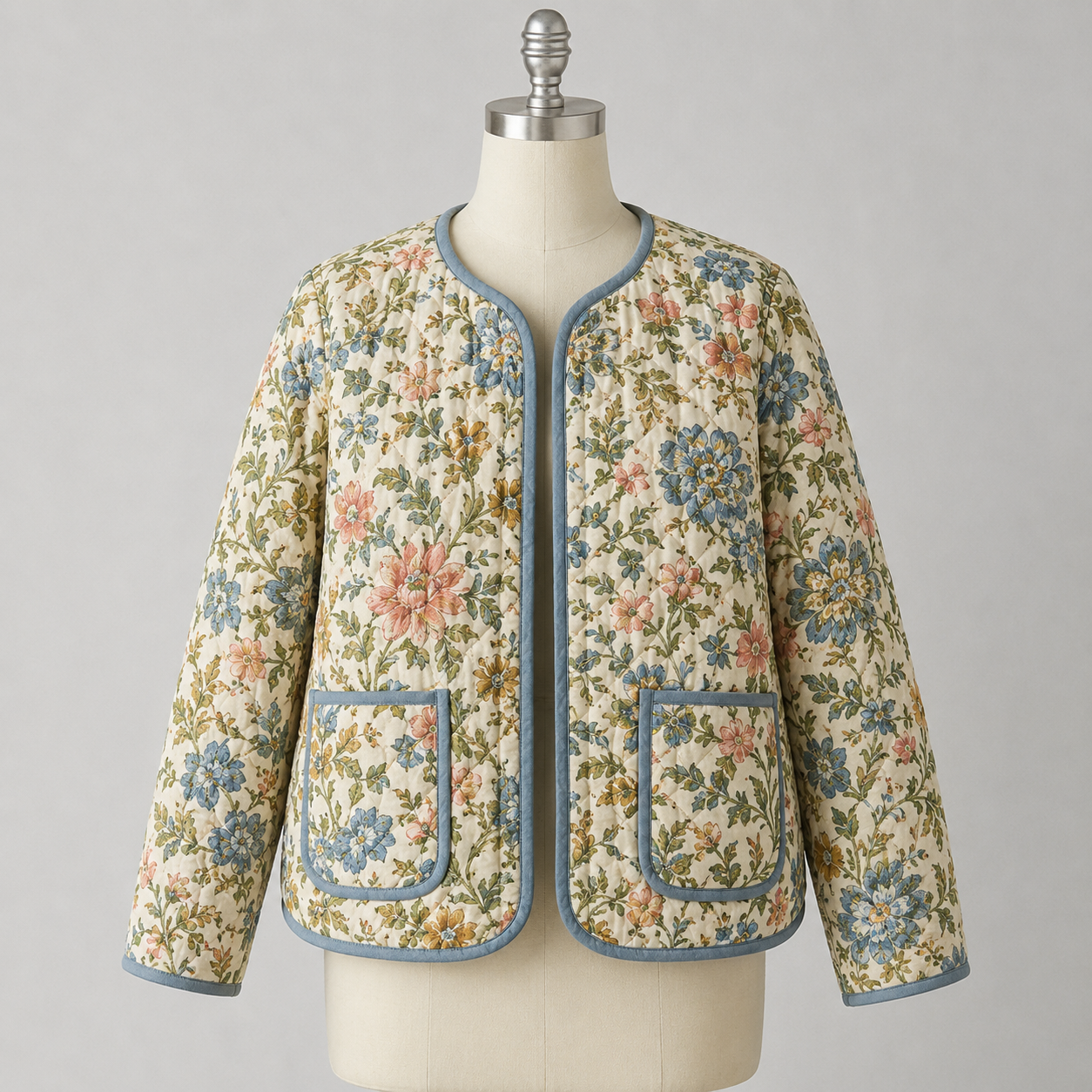 Rosa Quilted Jacket Sewing Pattern | Beginner Friendly, Sizes XXS-4XL.