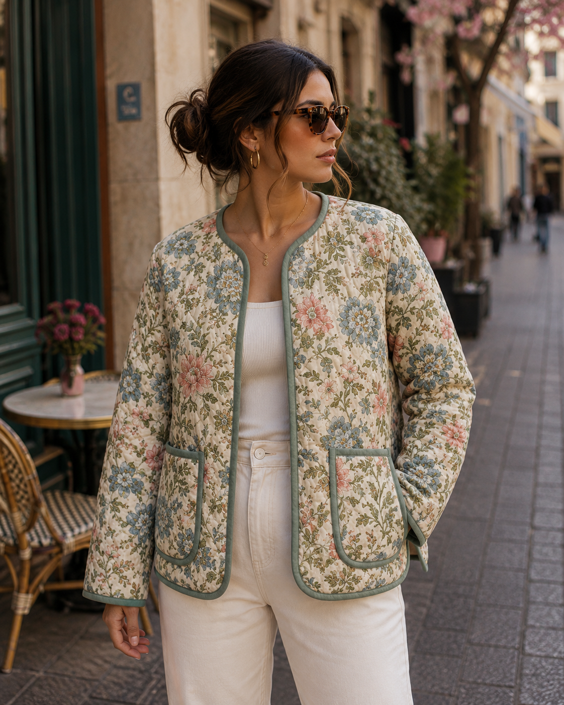 Rosa Quilted Jacket Sewing Pattern | Beginner Friendly, Sizes XXS-4XL.