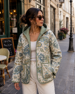 Hooded Quilted Jacket Sewing Pattern Beginner friendly Sizes XXS-4XL.