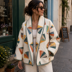 Blossom Quilt coat Sewing Pattern beginner friendly, Sizes XXS-4XL jacket pattern.