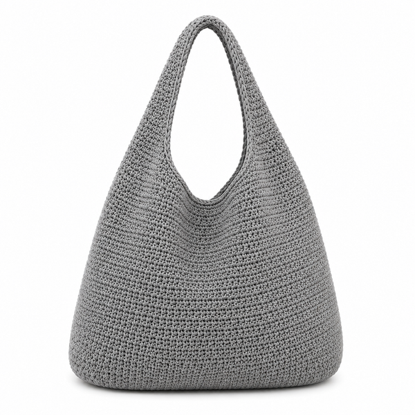 Crochet Hobo Bag Pattern | Minimalist Shoulder Bag | 3 Sizes S/M/L | Beginner Friendly Crochet Bag | Everyday Tote Crochet Pattern