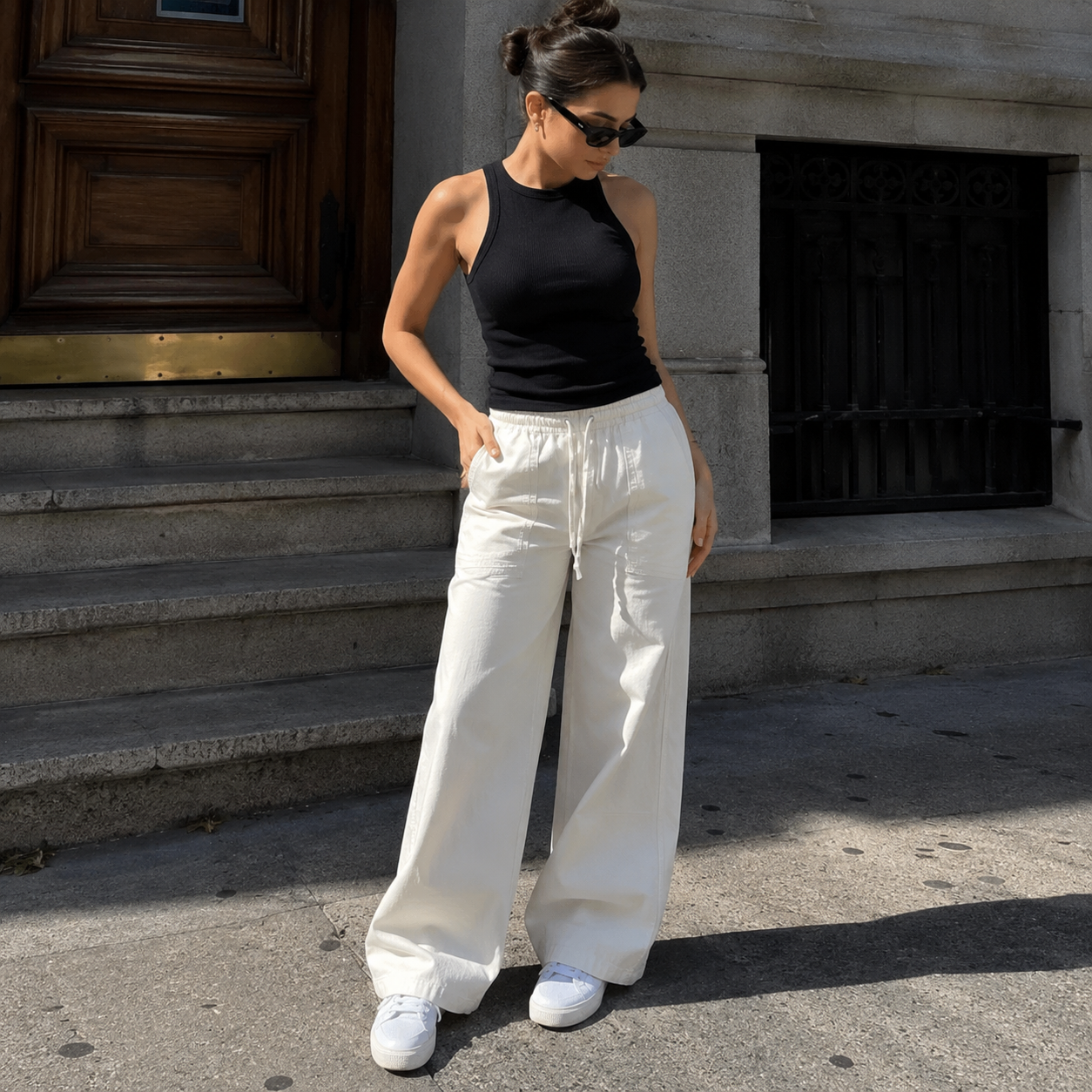 Nova Pants Sewing Pattern wide leg pants Beginner Friendly