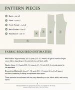Nova Pants Sewing Pattern wide leg pants Beginner Friendly