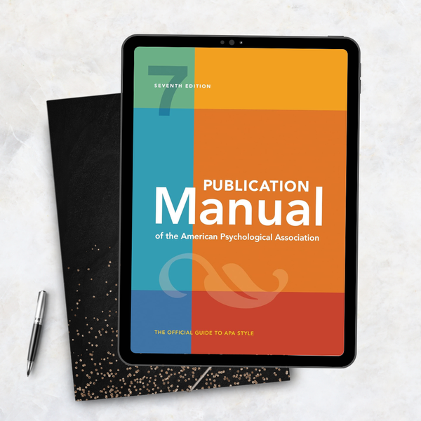 Publication Manual (OFFICIAL) of the American Psychological Association 7th Edition