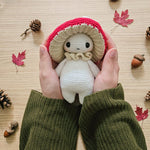 Mushroom guy critter stitch crochet pattern