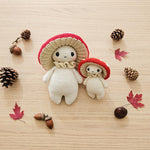 Mushroom guy critter stitch crochet pattern