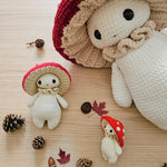 Mushroom guy critter stitch crochet pattern