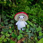 Mushroom guy critter stitch crochet pattern