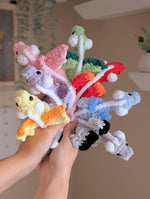 Mini Baby Dragon Crochet Pattern Kawaii Pocket Dragon Plush with Wings No Sew Amigurumi Dragon Softie.