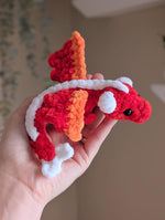Mini Baby Dragon Crochet Pattern Kawaii Pocket Dragon Plush with Wings No Sew Amigurumi Dragon Softie.