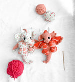 Crochet Dragon Amigurumi Pattern Bundle – Baby Dragon &amp; Winged Dragon Plush Toy | Kawaii Fantasy Dragon Softie Crochet Pattern