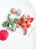 Crochet Dragon Amigurumi Pattern Bundle – Baby Dragon &amp; Winged Dragon Plush Toy | Kawaii Fantasy Dragon Softie Crochet Pattern