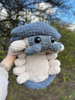 Crochet Clam Amigurumi Pattern Kawaii Giant Clam Plush Toy with Pearl Cute Ocean Creature Softie Crochet Pattern