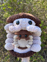 Crochet Clam Amigurumi Pattern Kawaii Giant Clam Plush Toy with Pearl Cute Ocean Creature Softie Crochet Pattern