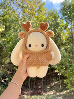 9-in-1 Crochet Bunny in Costume Pattern Bundle – Kawaii Bunny with Interchangeable Animal Hoodies | Amigurumi Bunny Plush with 9 Outfit Designs