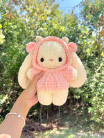 9-in-1 Crochet Bunny in Costume Pattern Bundle – Kawaii Bunny with Interchangeable Animal Hoodies | Amigurumi Bunny Plush with 9 Outfit Designs