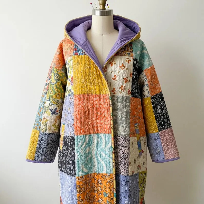 Siena Quilt Coat Sewing Pattern | Beginner-Friendly, XXS-4XL (Instant Download)