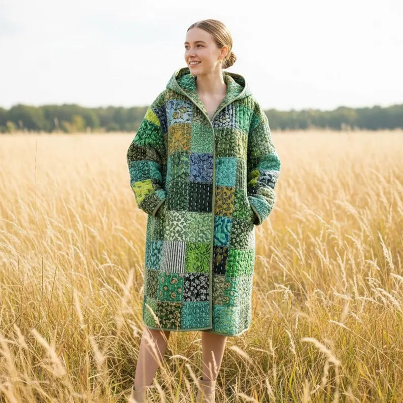 Siena Quilt Coat Sewing Pattern | Beginner-Friendly, XXS-4XL (Instant Download)