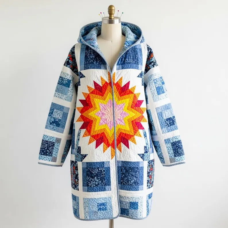 Siena Quilt Coat Sewing Pattern | Beginner-Friendly, XXS-4XL (Instant Download)