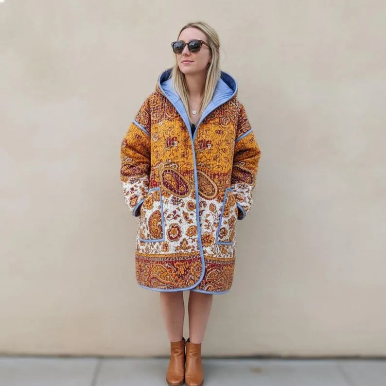 Quilted Coat Sewing Pattern Siena Jacket , Beginner Friendly