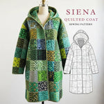 Siena Quilt Coat Sewing Pattern | Beginner-Friendly, XXS-4XL