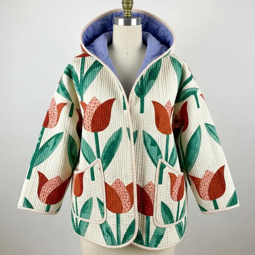 Beginner Hooded Quilted Jacket Sewing Pattern | Sizes XXS-4XL (Instant Download)