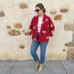 Blossom Quilt coat Sewing Pattern beginner friendly, Sizes XXS-4XL jacket pattern