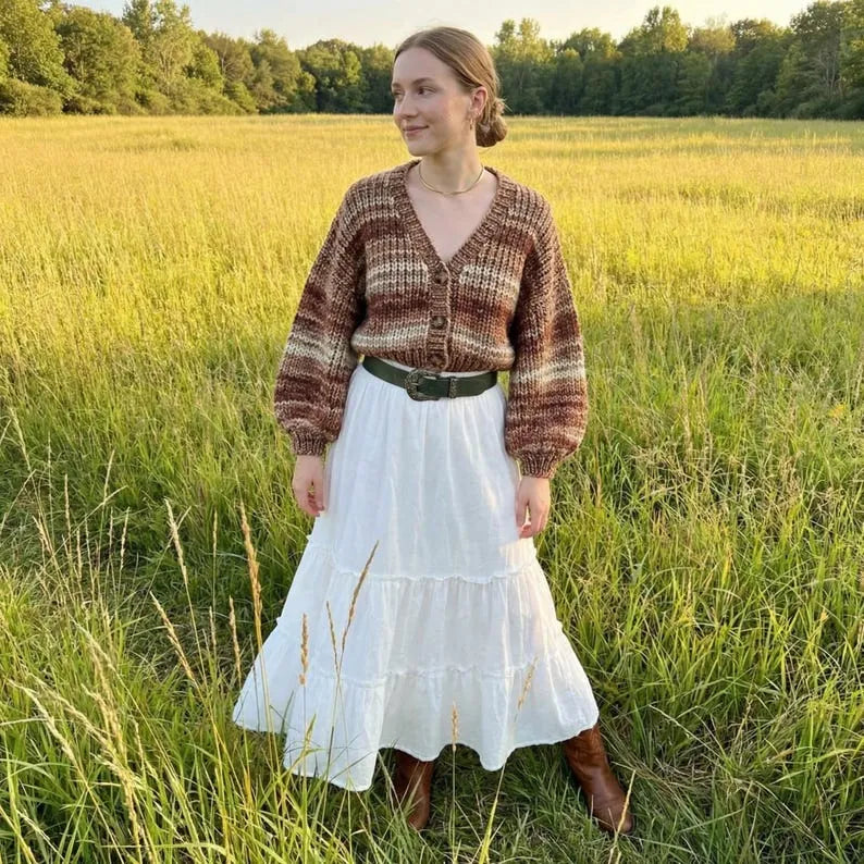 Cloud Crop cardigan Sewing Pattern | Beginner Friendly | Jacket sewing | Sizes XXS-5XL (Instant Download)