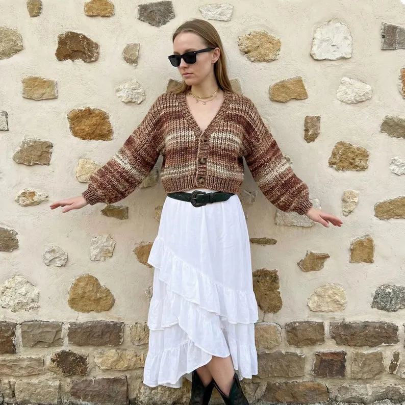 Cloud Crop cardigan Sewing Pattern | Beginner Friendly | Jacket sewing | Sizes XXS-5XL (Instant Download)