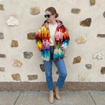Hooded Quilted Jacket Sewing Pattern | Beginner Friendly, Sizes XXS-4XL