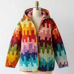 Hooded Quilted Jacket Sewing Pattern | Beginner Friendly, Sizes XXS-4XL