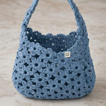 Crochet Flower Granny Square Bag Pattern Boho Daisy Hobo Shoulder Bag  Handmade Cotton Summer Handbag Crochet Pattern